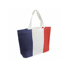 Borsa shopper con stampa tricolore colore tricolore fr