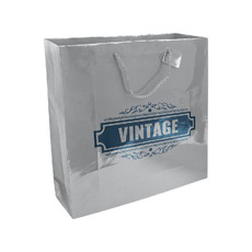 Busta in carta laminata colore argento