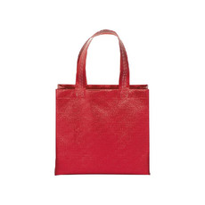 Mini shopper metal in TNT colore rosso