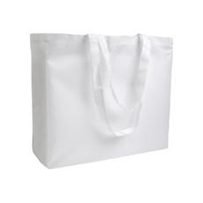 Shopper Guss con soffietto colore bianco