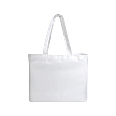 Shopper Guss con soffietto colore bianco