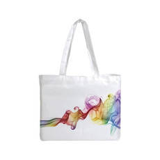 Shopper Guss con soffietto colore bianco