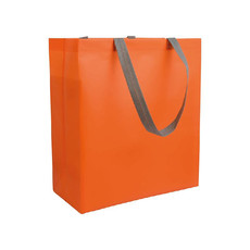 Shopper Justin stampabile con logo  colore arancione