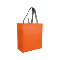 Shopper Justin stampabile con logo  colore arancione