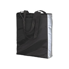 Shopper con lato catarinfrangente  colore nero