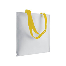 Shopper con manici lunghi colorati colore giallo