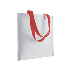 Shopper con manici lunghi colorati colore rosso