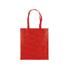 Shopper in TNT con effetto speciale  colore rosso