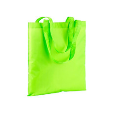 Shopper in poliestere colori fluo colore verde mela