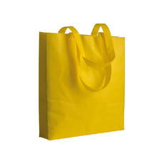 Shopper in tnt termosaldato 80g colore giallo