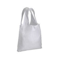 Shopper ripiegabile in bustina colore bianco