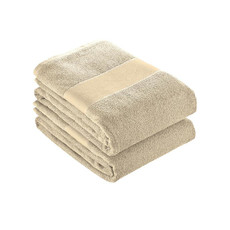 Asciugamano in spugna di cotone extra 450g colore naturale