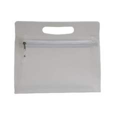 Beauty trasparente con maniglia colore bianco