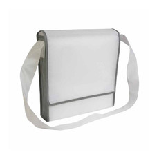 Borsa con tracolla in tnt colore bianco