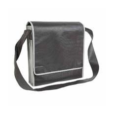 Borsa con tracolla in tnt colore nero