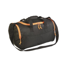 Borsa sport con tasca porta scarpe colore arancio nero