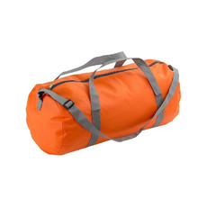 Borsa sport con tracolla e manici colore arancione