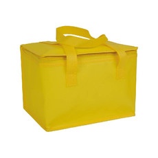 Borsa termica in tnt laminato colore giallo