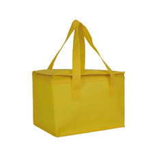 Borsa termica in tnt laminato colore giallo
