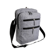 Borsello two tone 4 tasche colore grigio