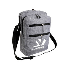 Borsello two tone 4 tasche colore grigio