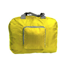 Borsone richiudibile in tasca colore giallo