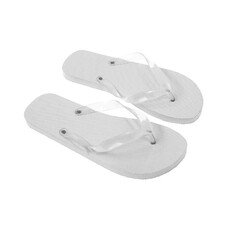 Ciabatte infradito unisex colore bianco