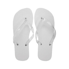Ciabatte infradito unisex colore bianco