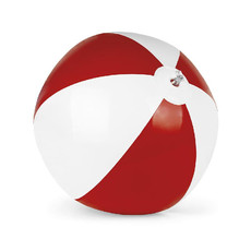 Pallone gonfiabile da spiaggia bicolore colore rosso