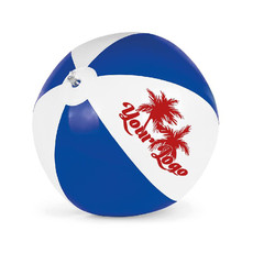 Pallone gonfiabile da spiaggia bicolore colore royal