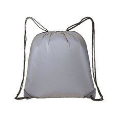 Sacca con lato catarinfrangente colore nero