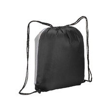 Sacca con lato catarinfrangente colore nero