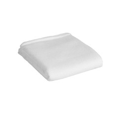 Telo in microfibra con bustina colore bianco