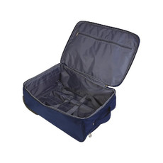 Valigia trolley da viaggio in poliestere colore blu