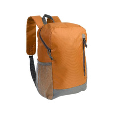 Zainetto 600d poliestere 34x22x12 verde colore arancione