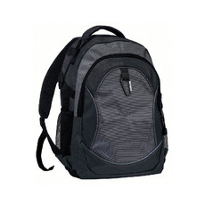 Zaino 4 tasche con moschettone colore nero