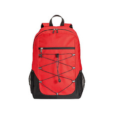 Zaino Campus con tasche retinate colore rosso