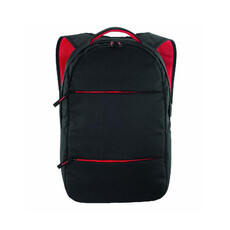 Zaino porta pc e 3 tasche frontali colore rosso