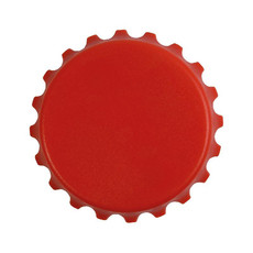 Apribottiglie e svita-tappo con magneti colore rosso