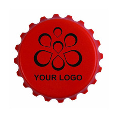 Apribottiglie e svita-tappo con magneti colore rosso