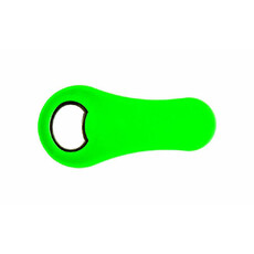 Apribottiglie in plastica con calamita colore verde