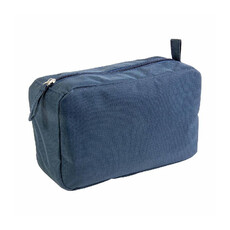 Beauty case con zip colore blu