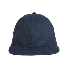 Cappellino 6 pannelli con visiera dritta colore blu