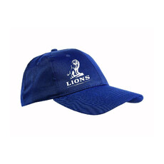 Cappellino 6 pannelli in cotone e poliestere colore blu