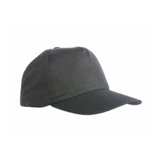 Cappellino RPET 5 pannelli colore nero