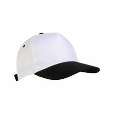 Cappellino bimbo con visiera colorata colore nero