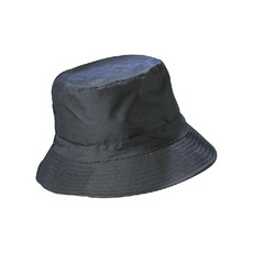 Cappello da pioggia in nylon e pile colore blu