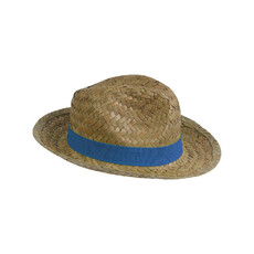Cappello in paglia  colore royal