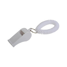 Fischietto con bracciale  colore bianco