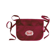 Grembiule corto 3 tasche colore bordeaux